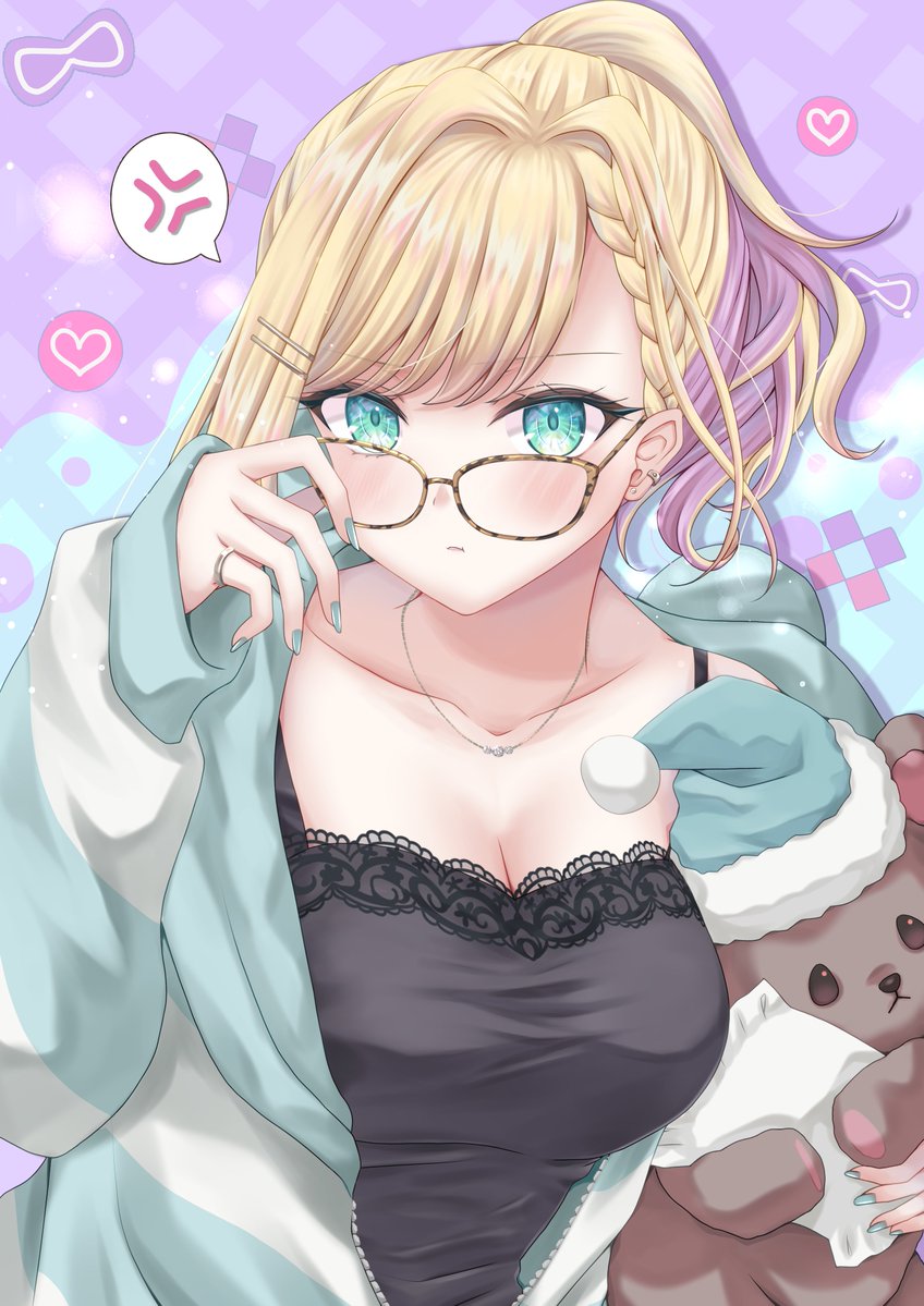 こらぁ～💜」 #胡桃のあ #963art #胡桃のあ新衣装