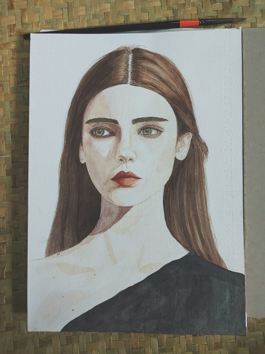 #illustration #watercolorpainting #PrettyWoman #arts #drawingart #portrait #artoninstagram #NFTCommunity #NFTs #NFTProject #Artists #watercolorart #ArtistOnTwitter