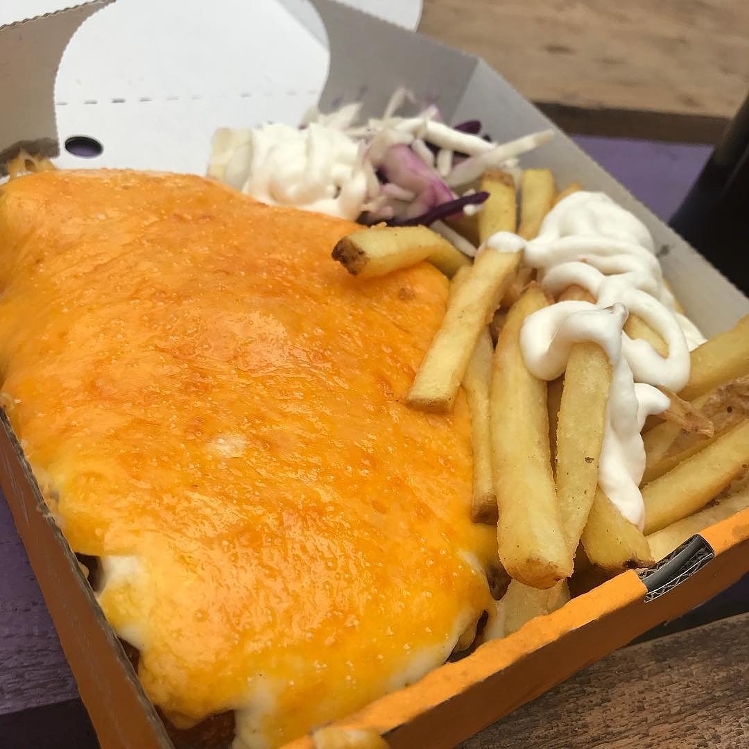 If you're considering heading down to @leedsbeer today, maybe this pic will help you decide. Limited numbers of Full Parmo Boxes available today ✌️