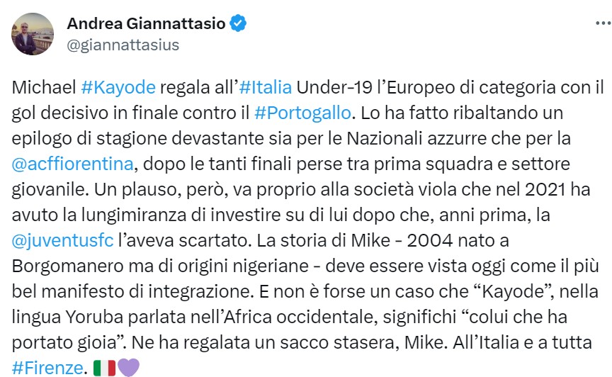GoatMerius's tweet image. Aaaaahh quando c è da gasarsi su kayode gran tifoso, però aspetta fammi fare anche il gasa-tifosini anti nazionale che almeno mi followa un po di gente ahahah il signor giannattasio e la sua unica ragione di vita👅👅👅