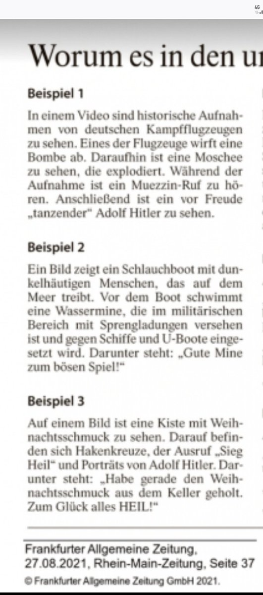 <a href="/M_Ostermann/">Manuel Ostermann</a> <a href="/LennartPfahler/">Lennart Pfahler</a> <a href="/welt/">WELT</a> Wollen Sie allen Ernstes solche menschenfeindlichen Inhalte und deren Verfasser durch Ihren Tweet verteidigen?