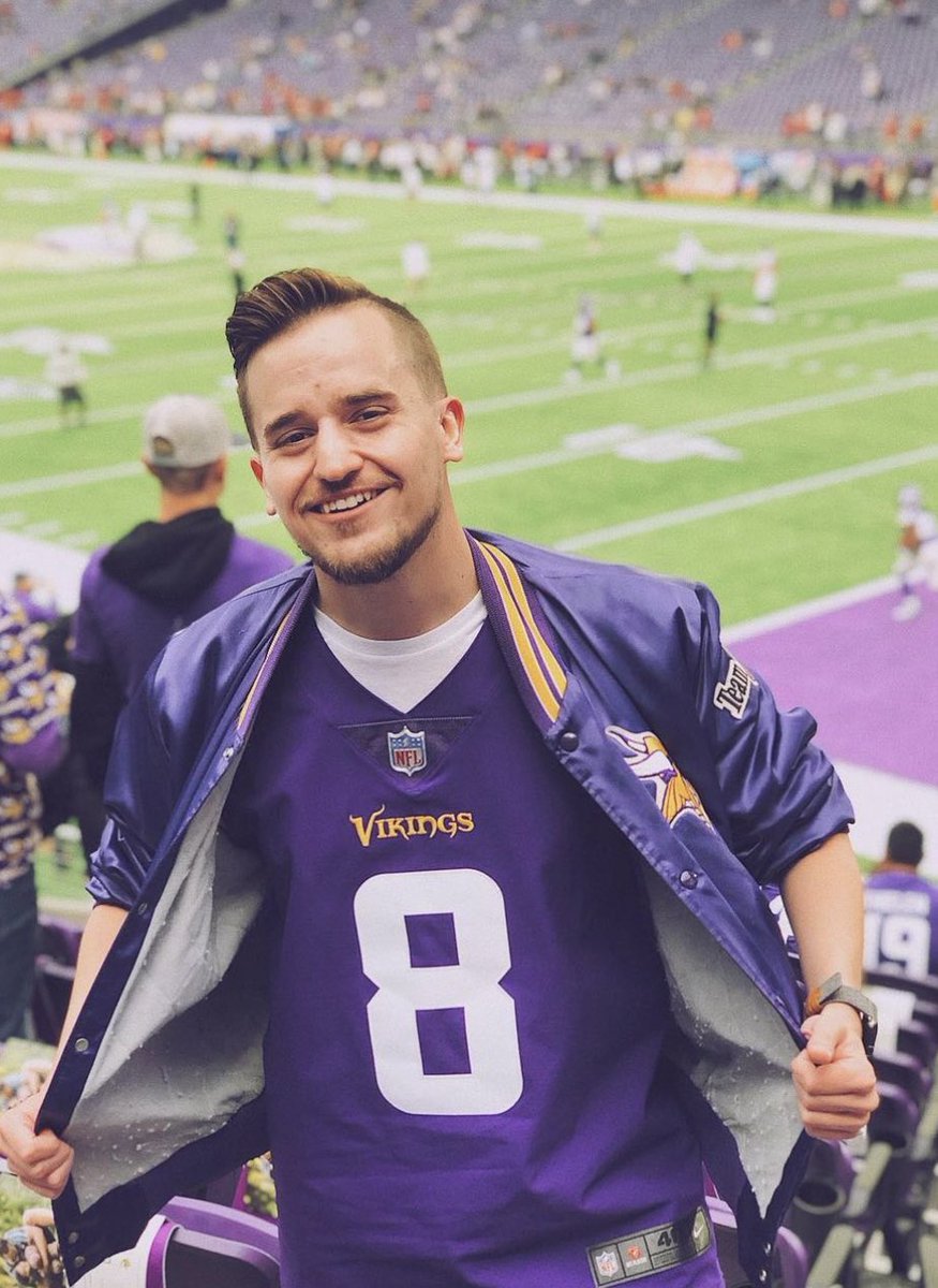 JasonHarmonNFL's tweet photo. Every year on the night before kickoff I sit back and reflect on my dad. A kid from California who only found the Vikings on TV by chance since the Marine base he lived near was packed with Marines from Minnesota. I think about him seeing Fran Tarkenton and falling in love with the game. I think about a few decades later when I picked out a Cris Carter jersey for him as a Christmas gift. I think about his old school Vikings bomber jacket that he let me borrow in high school that I never gave back. I think about taking that jacket with me to US Bank Stadium for my first NFL game in 2019, on the four year anniversary of my dad dying of cancer. I think of Thanksgiving this past year when I got to take my wife to her first game in Minnesota, and a few days later doing our pregnancy announcement on the field during a tour. I think of the Vikings blessing us with tickets to the playoff game and hooking us up with a ton of gifts for us and our baby, Case, who joined us in July. 

This year, I think of Case and I think of the ups and downs this team will put him through (should he choose to endure it). 

I think of the day he gets to see them win that elusive Super Bowl… and I hope I’m there with him for it. 

Here’s to family. Here’s to legacy. Here’s to the Vikings. Here’s to 2023. #SKOL