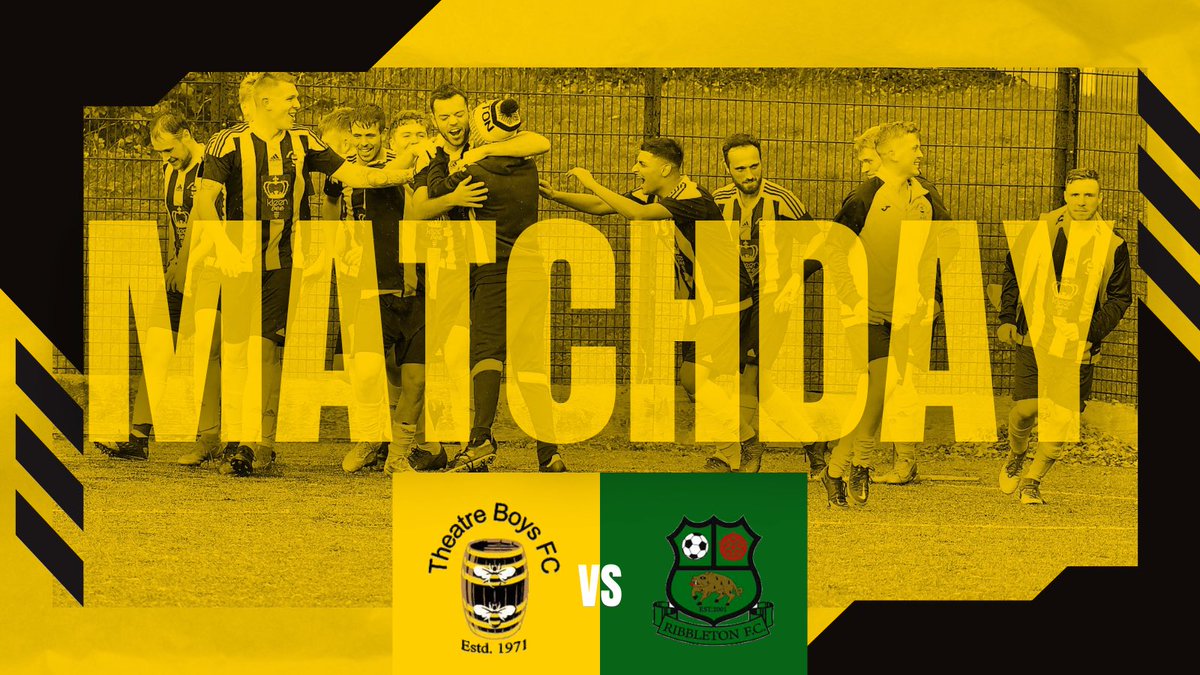 Matchday 👊 

🆚 <a href="/RibbletonFC/">Ribbleton FC</a> 
🏟️ Archbishop Temple High School
⏰ 11am Kick Off

Come join us for our first game at our 🆕 ground!⚽️

#TBFC🟡⚫️