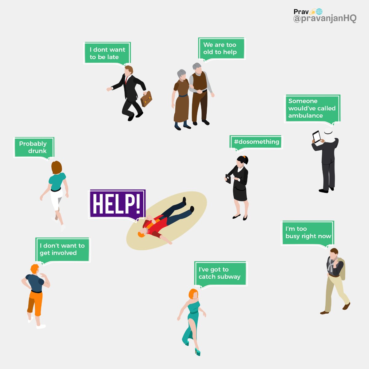 pravanjanHQ's tweet photo. The more people present, the less likely anyone will help. π₯ππ
βοΈ
This is called #bystandereffect
#behaviourialscience #designpsychology #ux #CX https://t.co/JZi8OXQ4s8