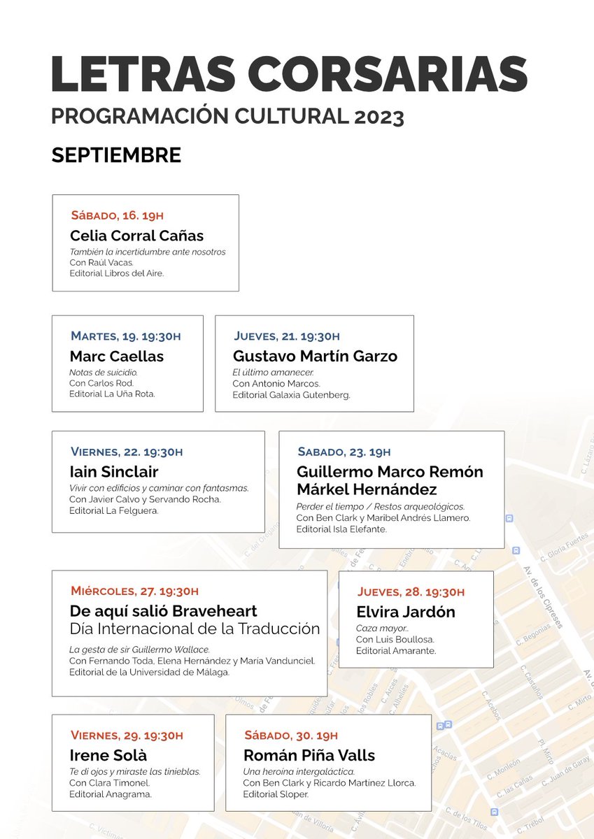 ¡Días literarios! Miércoles 13: Por amor al arte con Alicia Cañas en Barakaldo (con Paco Gandoy). Jueves 14: También la incertidumbre entre nosotros en Reinosa (con <a href="/SergioBalbontin/">Sergio Balbontín</a>). Sábado 16: También la incertidumbre entre nosotros en Salamanca (con Raúl Vacas). ¡Os esperamos!