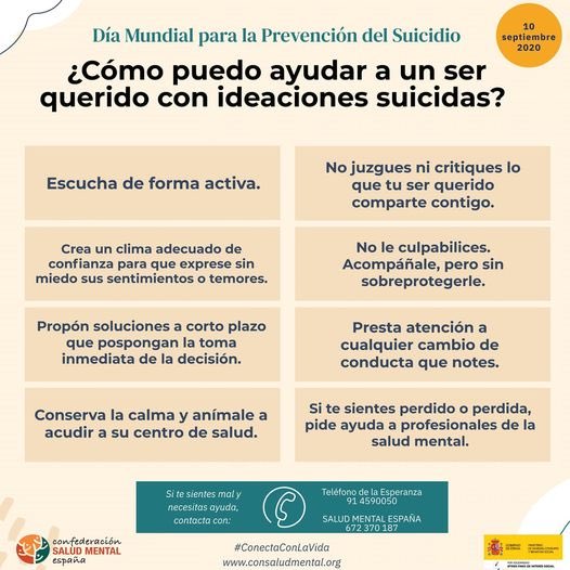 sergimora80's tweet photo. Ayúdate y ayuda a las personas que sufren. Un mal de nuestro tiempo que necesita más medios para erradicarlo #diamundialsuicidio #saludmental #salud #sanidad #enfermeria #psicologia #porti #FelizDomingo https://t.co/AaGTgCwWiY