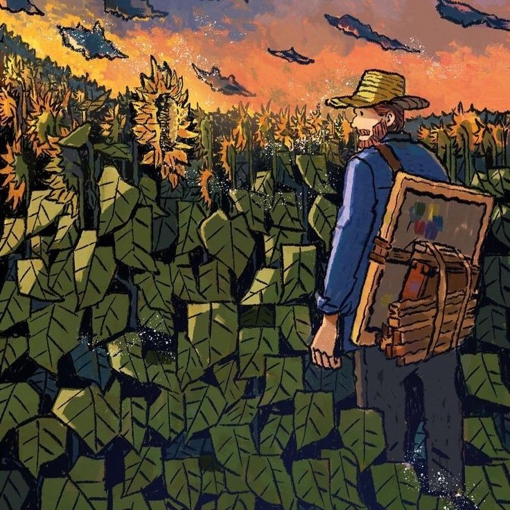 "Mas nós estamos aí, sós com os nossos pensamentos, e às vezes gostaríamos de ser ignorantes".

- Vincent Van Gogh In Cartas a Théo
