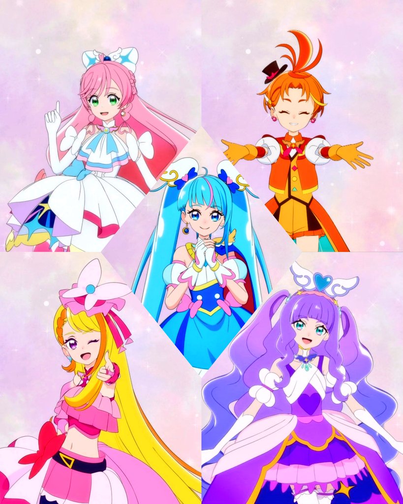 Eriol Irzahn on X: Hirogaru Sky Precure ☁️ I know even though Ellee's  character design being a purple Precure isn't official but she looks cute  with her looks 💜  / X