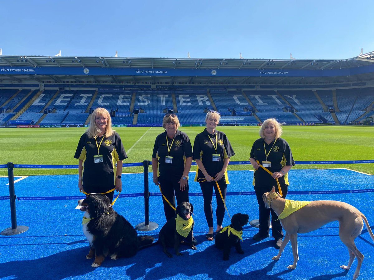 Therapy Dogs (@therapydogsuk) on Twitter photo What a day at Leicester City Football Club's stadium with our therapy dogs! πΆ
Thank you to <a href="/LCFC/">Leicester City</a> for the fantastic hospitality! π
Our volunteers had a great time, and we couldn't be prouder of them and their four-legged companions! πβ€οΈβ½
#TherapyDogsNationwide #LCFC What a day at Leicester City Football Club's stadium with our therapy dogs! πΆ
Thank you to <a href="/LCFC/">Leicester City</a> for the fantastic hospitality! π
Our volunteers had a great time, and we couldn't be prouder of them and their four-legged companions! πβ€οΈβ½
#TherapyDogsNationwide #LCFC