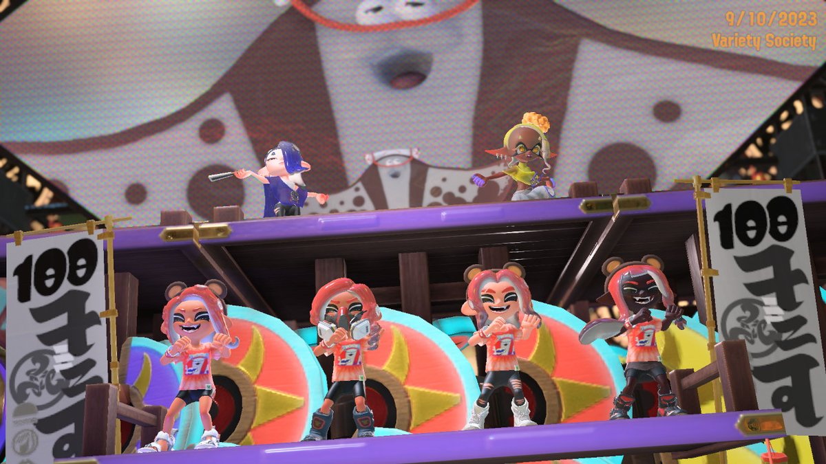 RinnyOO2's tweet photo. Wheeeee #Splatoon3 #NintendoSwitch https://t.co/p1gkXmZfw2
