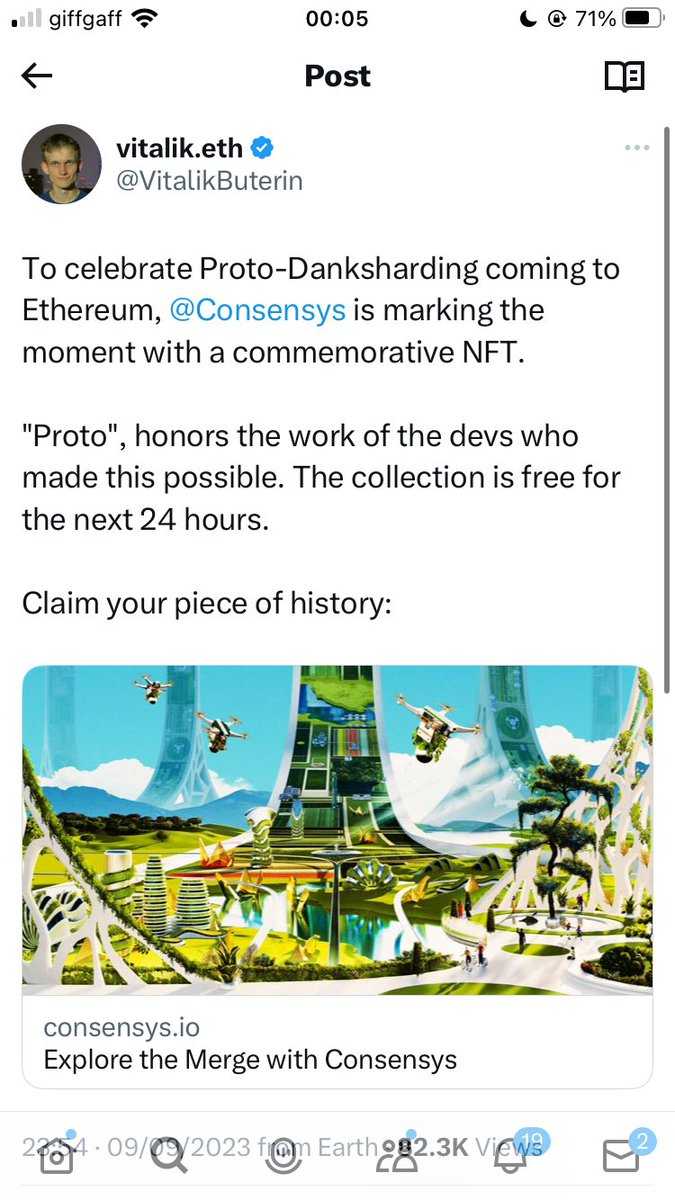 Vitalik's Twitter account got hacked. Use common sense when reading content on social media, even from large KOLs.

Twitter's account security is not designed as financial platforms. It needs quite a bit more features: 2FA, login id should be different from handle or email, etc.