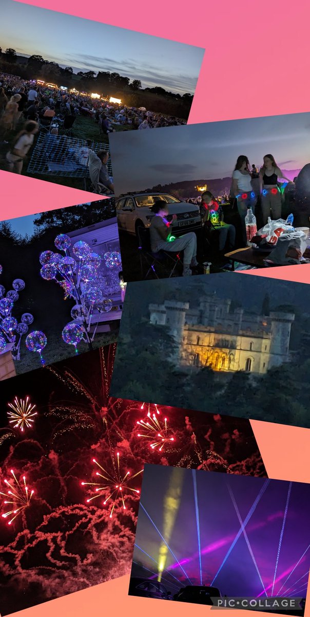 Large picnic at the Firework Championships last night 🎆🎇 Eastnor Castle