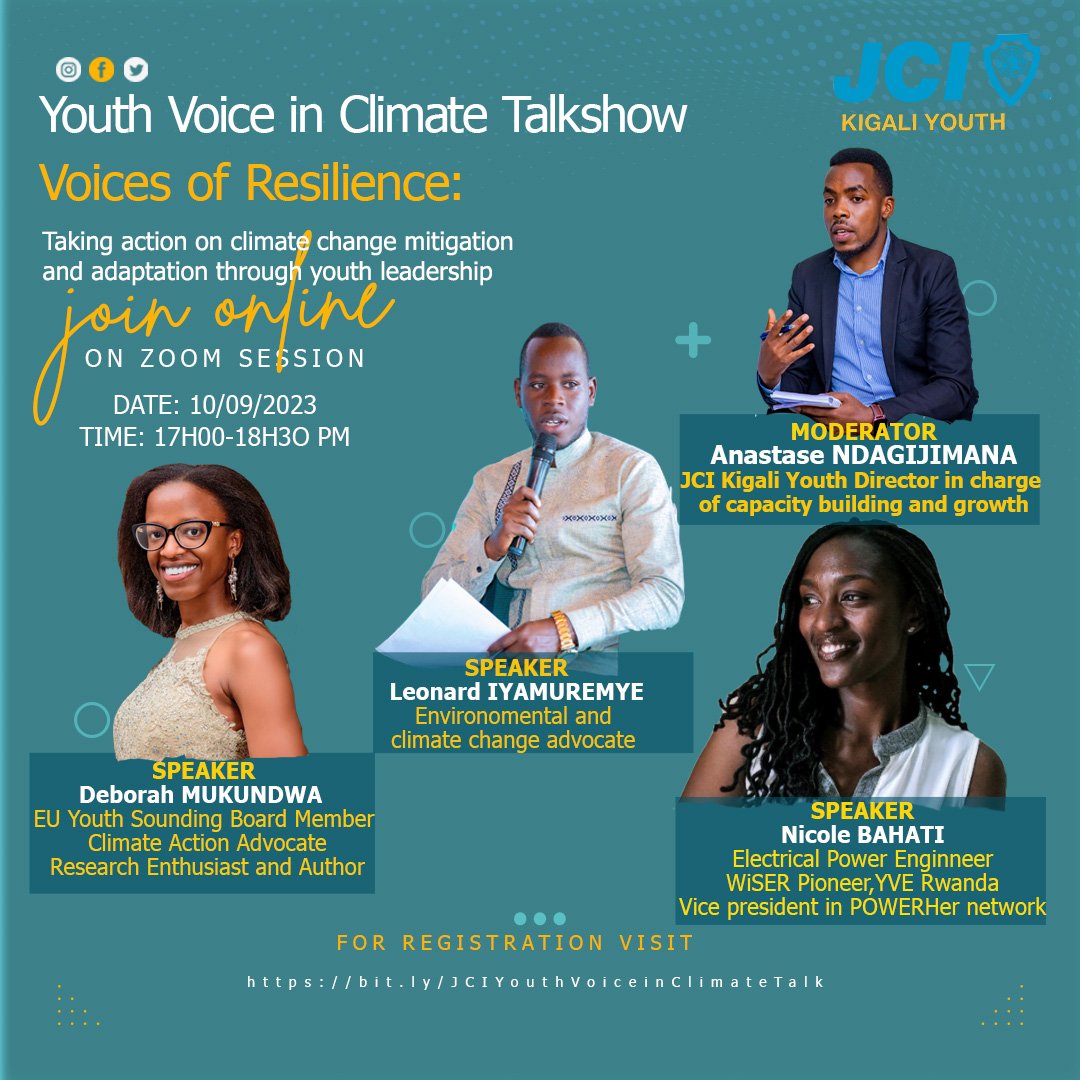 #HappeningToday do not miss,  registration is still open click here : shorturl.at/nBSXY #ClimateAction #YouthClimate we look forward to have you 5 pm.