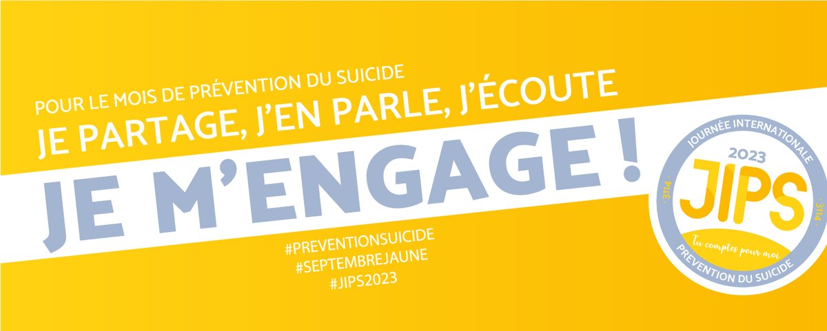 Aujourd’hui, vous pouvez nous aider ! La Journée Internationale de Prévention du Suicide #JIPS2023 est l’occasion de  rappeler que la simple diffusion d’une ressource telle que le 3114, numéro national de #preventionsuicide, peut tout changer 🎗 Partagez ce post, pour relayer le