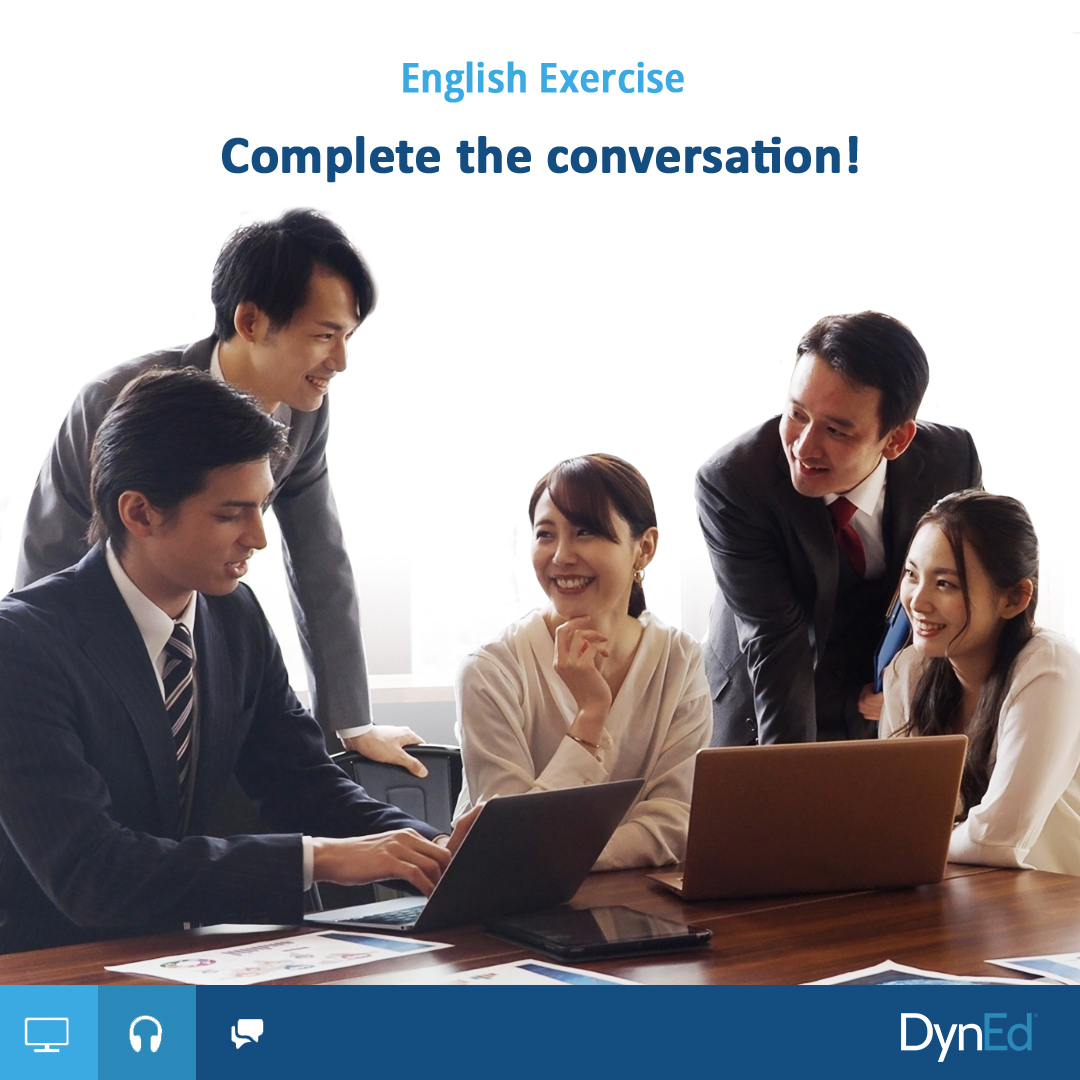 DynEdEurope's tweet photo. John: “Hi Greg, can you help me? I’m having trouble with the new software.”
Greg (IT Support): “No worries, ________ .”

Choose the correct response below:
a. “Let’s review it together.”
b. “I’ll be right there to assist.”
c. “We should meet to discuss it.”

_
#DynEd https://t.co/r9fqfO9huE