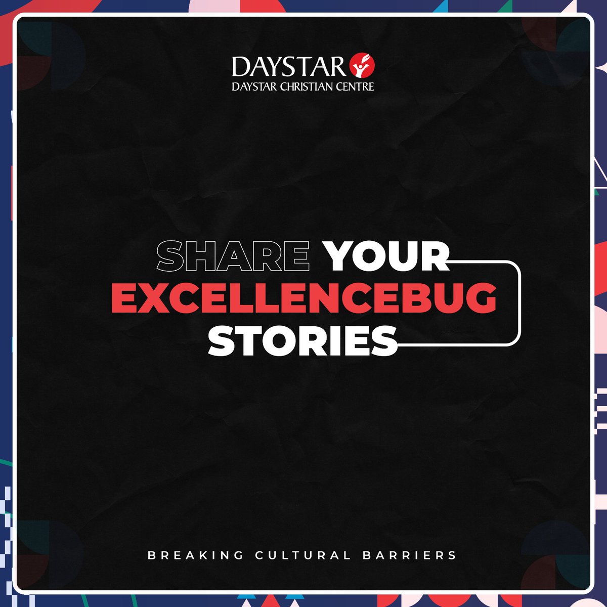 ijebubaby's tweet photo. Excellence isn't just a word; it's a way of life!
Tell your story in a 60-second video. How has excellence shaped your life and empowered you to inspire others?
Share using #ExcellenceBug, tag @Daystarng, and let's spread the brilliance! 💫 https://t.co/njpJqWcZ95
