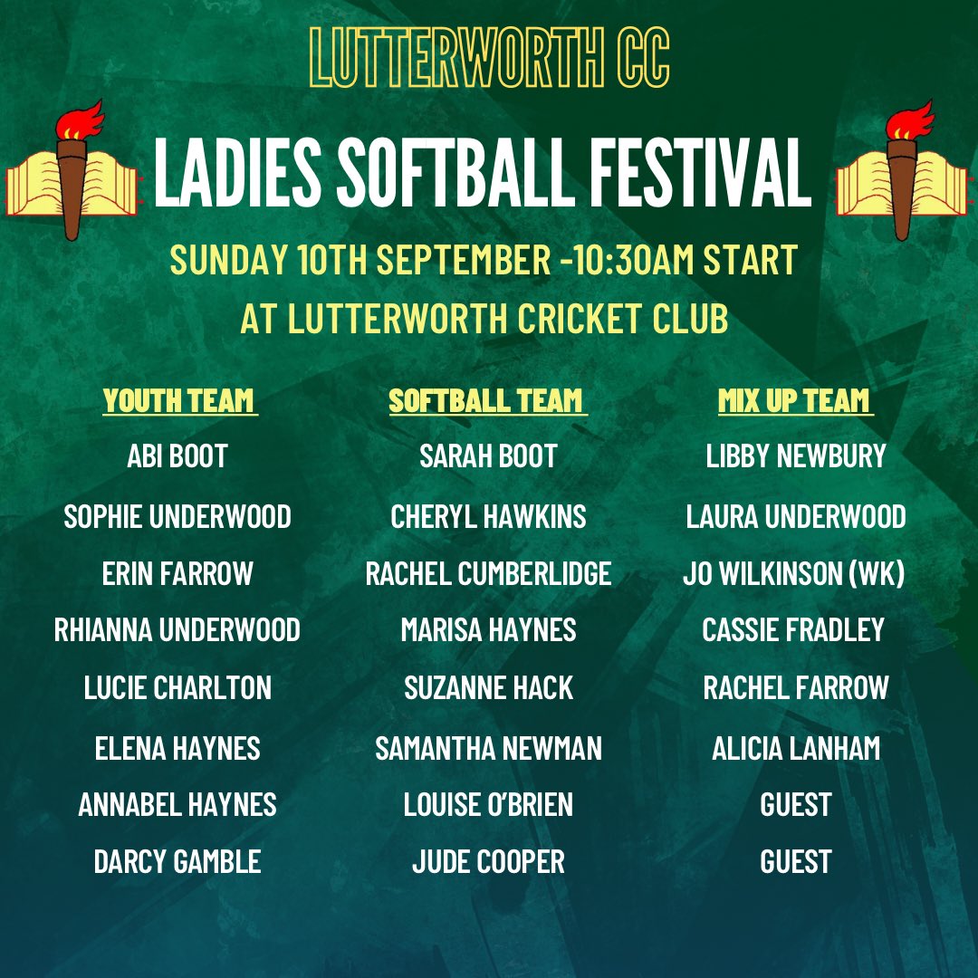 Lutterworth C C tweet media