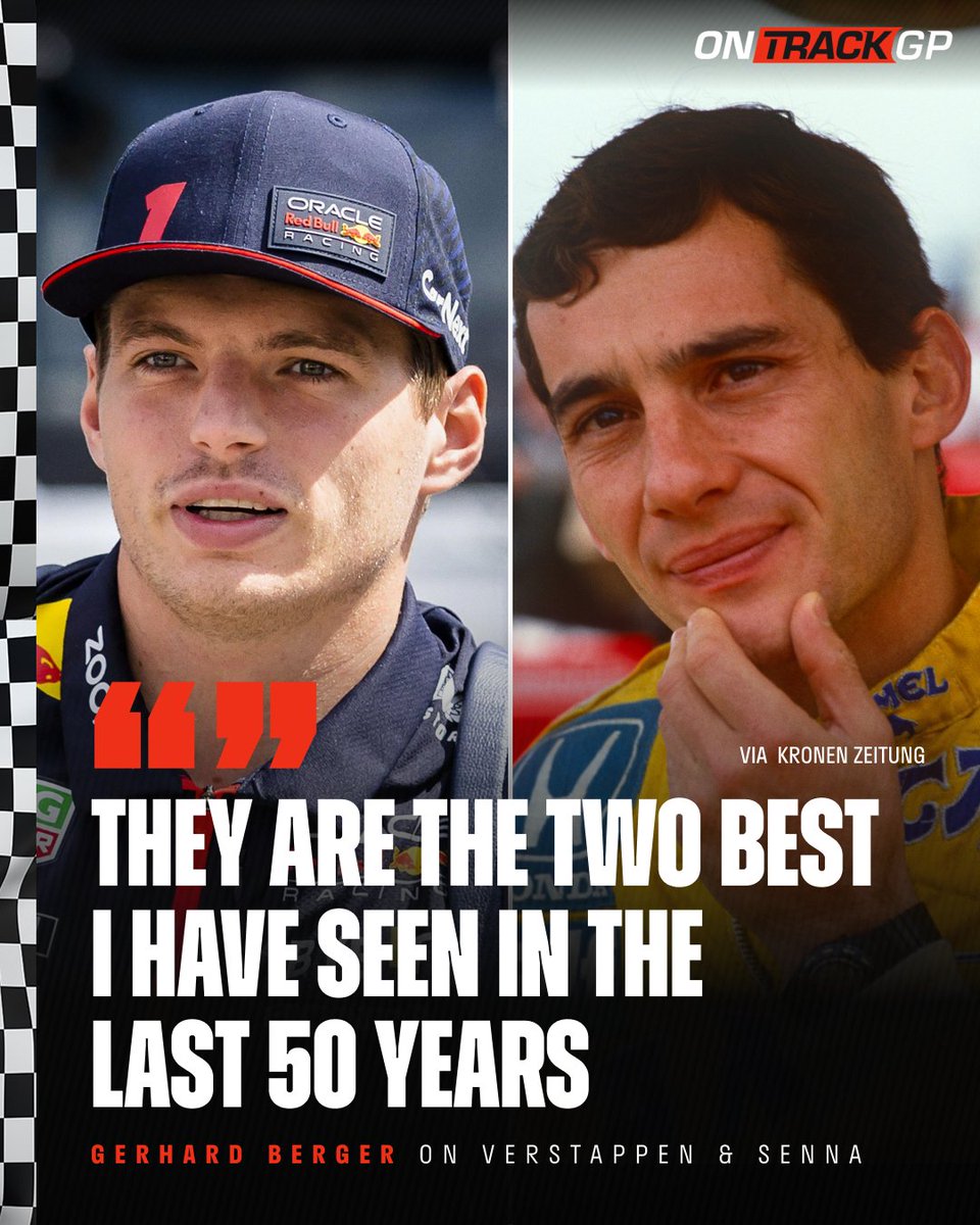 Planet_F1's tweet photo. Do you think Max Verstappen can equal the talent of Ayrton Senna? 🤔

#Senna #Verstappen #F1 #Formula1 https://t.co/hYwNbm7bm3