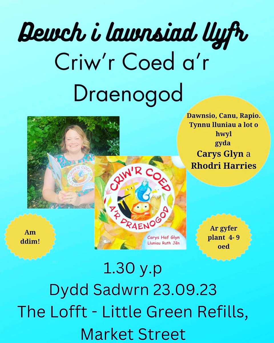 Dewch yn llu! <a href="/lolfa/">marion</a> <a href="/Bookishcrick/">Book-ish 📚</a>