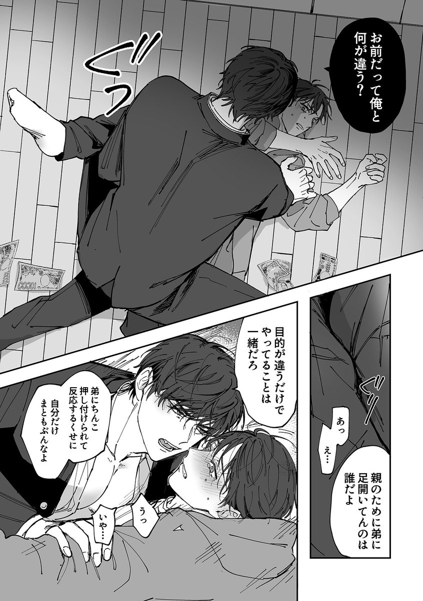 親からバケモノと呼ばれている弟⑧
弟✕兄(2/3) 
