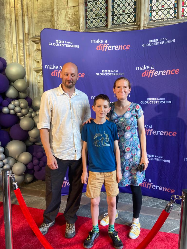 CazAdams3's tweet photo. 10 year old Jack's the @BBCGlos's Make A Difference green award WINNER, in recognition of his outdoor challenges and fundraising for the @worldlandtrust and @Natures_Voice 💚💚
@BBCGlos @Benfogle @SteveBackshall @GlosCC @GlosLiveOnline @MeganMcCubbin @BBCNews @ChrisBonington https://t.co/k0NCFsbsxd