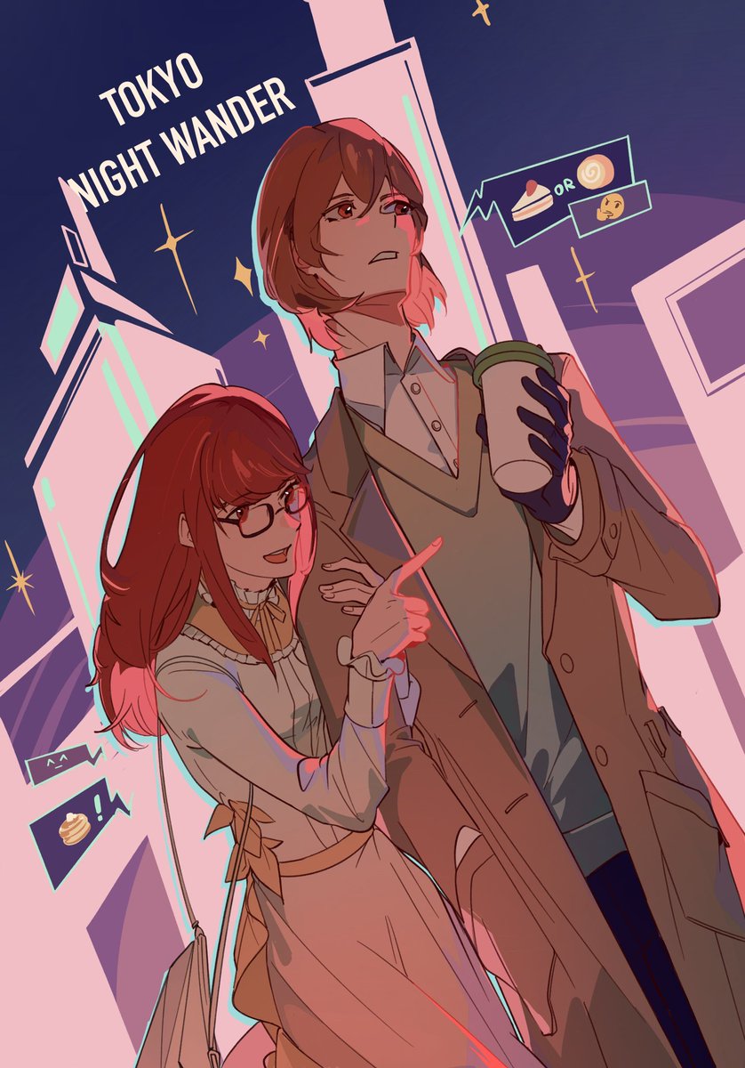 Shirayuki_ham's tweet photo. #ペルソナ5 #persona5 
Wander in Tokyo's night https://t.co/kwIvuZsOoO