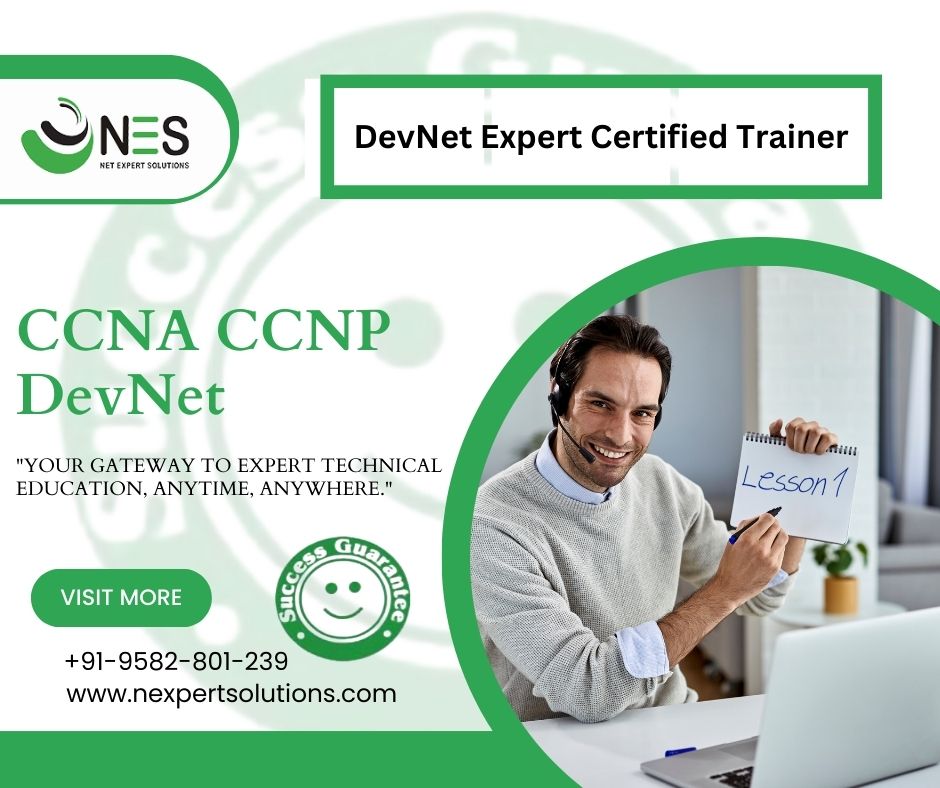 NESnetworking's tweet image. Certainly! Here are brief training descriptions for CCNA, CCNP, and DevNet:
𝗘𝗻𝗿𝗼𝗹𝗹 𝗻𝗼𝘄: nexpertsolutions.com
𝗖𝗼𝗻𝘁𝗮𝗰𝘁 𝘂𝘀: +91-9582-801-239
𝗘𝗺𝗮𝗶𝗹: info@nexpertsolutions.com
#CCNAtraining #CCNPtraining #DevNettraining #CiscoTraining #NetworkTraining