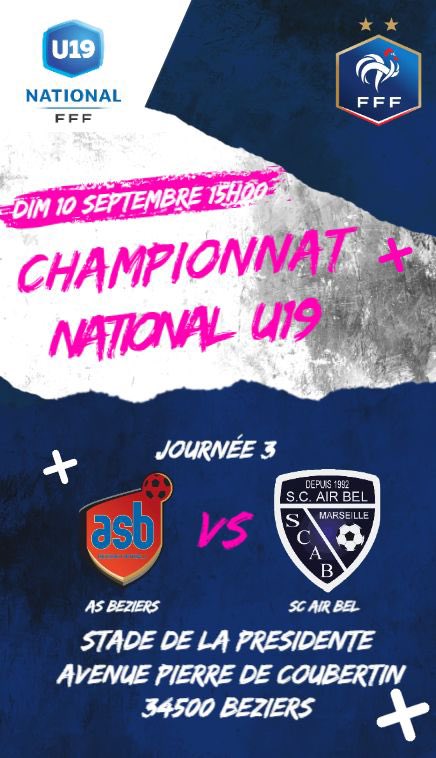 ArhounHicham's tweet photo. J3 U19 Nationaux vs @ASBeziersFoot https://t.co/wUYwPnvdg7