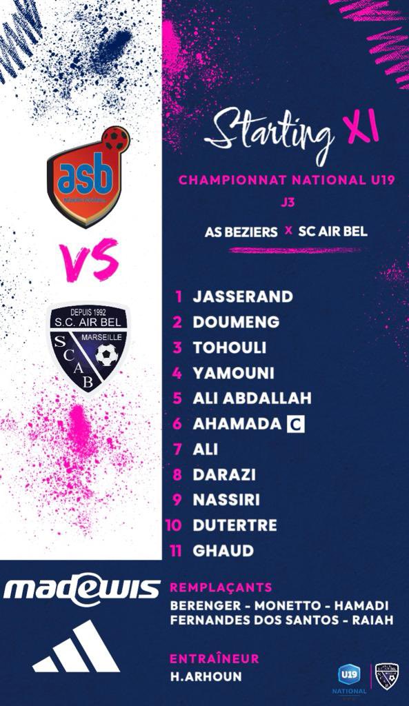 ArhounHicham's tweet photo. J3 U19 Nationaux vs @ASBeziersFoot https://t.co/wUYwPnvdg7