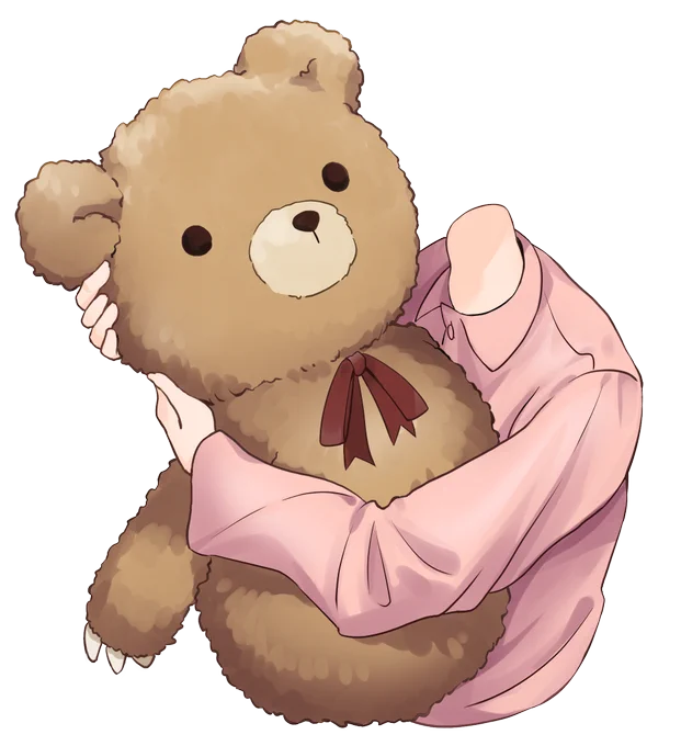 くまのぬいぐるみを抱きしめる、パジャマ姿の素材です。  おはVやおやVの投稿などに。  頭部を組み合わせてご使用ください。  使用例をツリー(返信)に繋げます。  (ご使用の際は、リポスト or フォロー頂けましたら嬉しいです)  #VTuberAssets #Vtuber素材 #フリー素材 #しぐたそざい