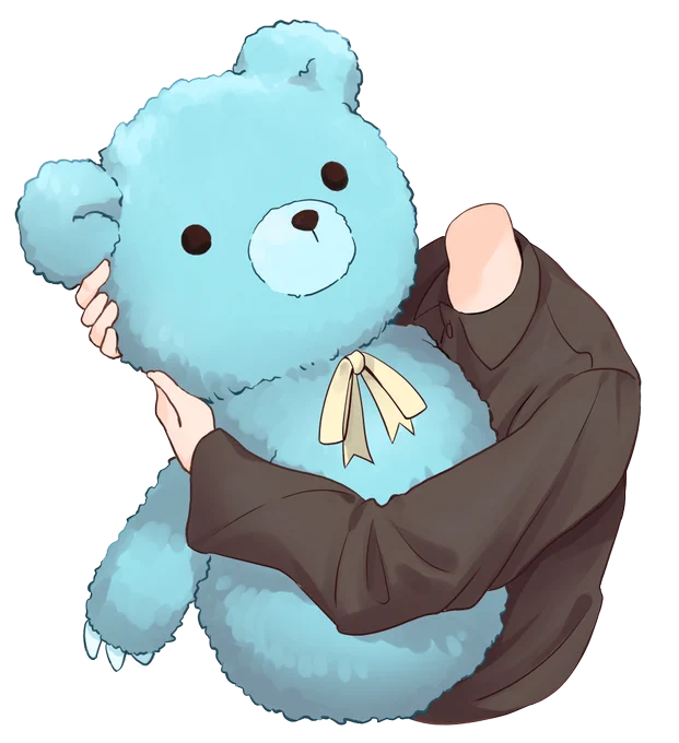 くまのぬいぐるみを抱きしめる、パジャマ姿の素材です。  おはVやおやVの投稿などに。  頭部を組み合わせてご使用ください。  使用例をツリー(返信)に繋げます。  (ご使用の際は、リポスト or フォロー頂けましたら嬉しいです)  #VTuberAssets #Vtuber素材 #フリー素材 #しぐたそざい