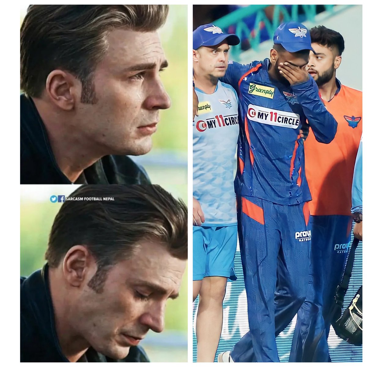 RAHULIAN5's tweet photo. Ready for Heartbreak... 💔💔💔💔
I think kl rahul will not play today... 
#INDvsPAK #KLRahul #AsiaCup2023 #WorldCup2023 #ViratKohli𓃵 #RohitSharma ...
What's your opinion #RAHULIANS 😔 https://t.co/qcwrtsU8Ow