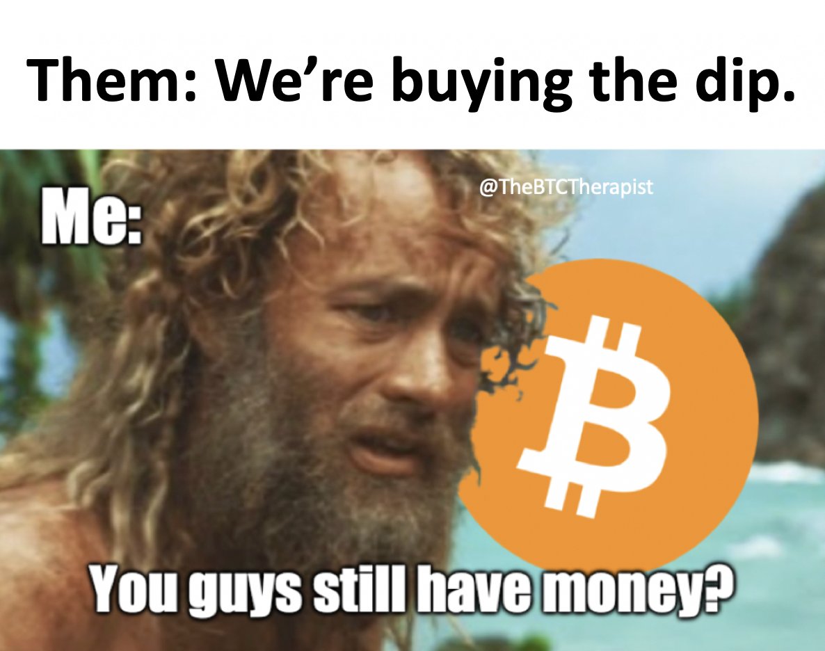 TheBTCTherapist's tweet photo. We will never stop buying #Bitcoin https://t.co/kZ86OWwC9x