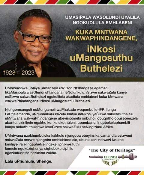 The Hero gone too soon. May your soul rest in peace Qhawe.