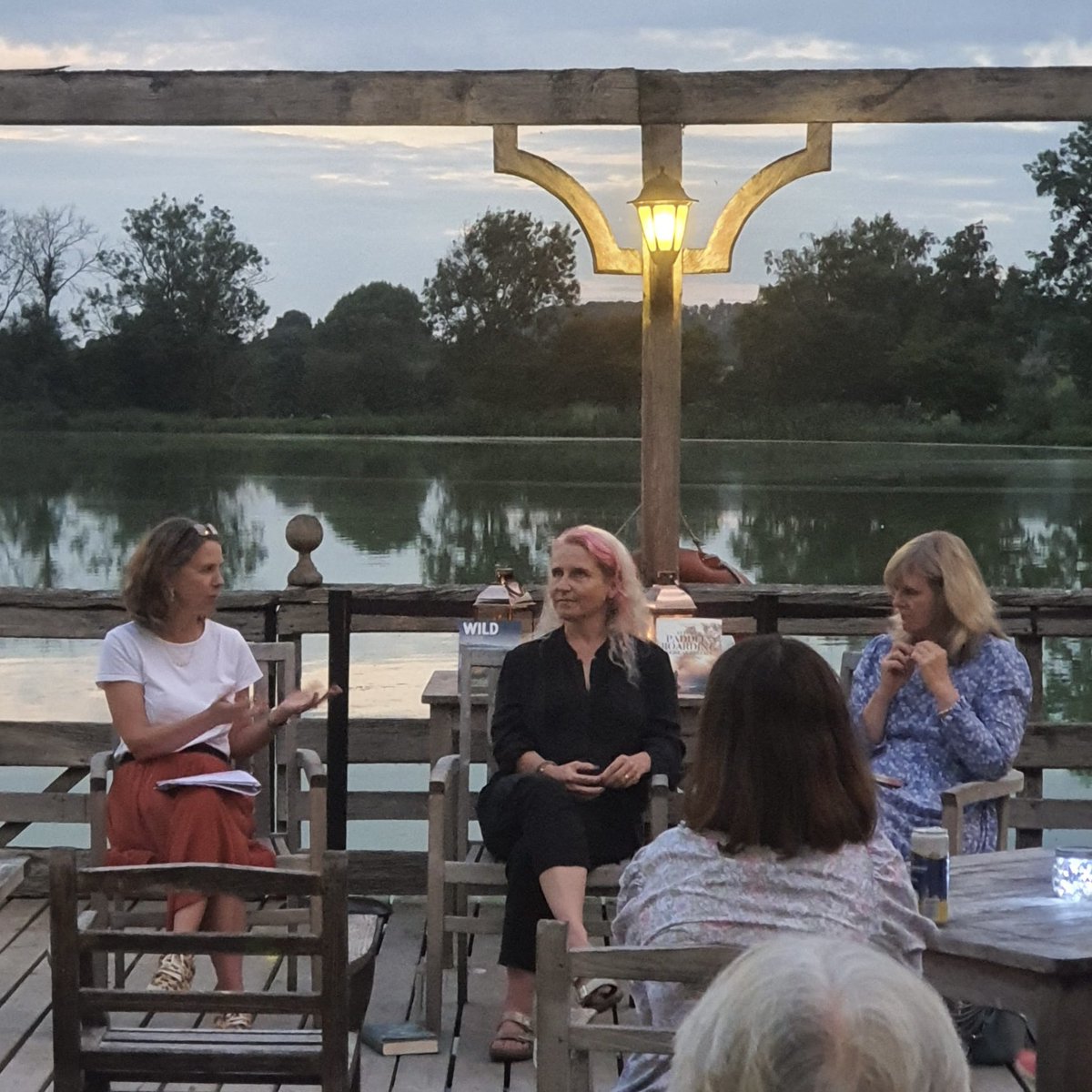 Thank you to everyone who came to @CastleHowardEst yesterday evening for Women’s Words on Water with myself, @AmyJaneBeer & @Healthyhappy50 and a special thank you to @BooksKemps for organising it. A magical evening celebrating water in the most perfect setting by the Great Lake.