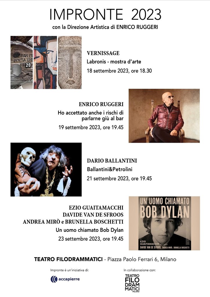 chiara_garufi's tweet photo. FESTIVAL IMPRONTE 2023
Info e prenotazioni: https://t.co/0B8UdbKfL2 https://t.co/TpOiNpVMwd