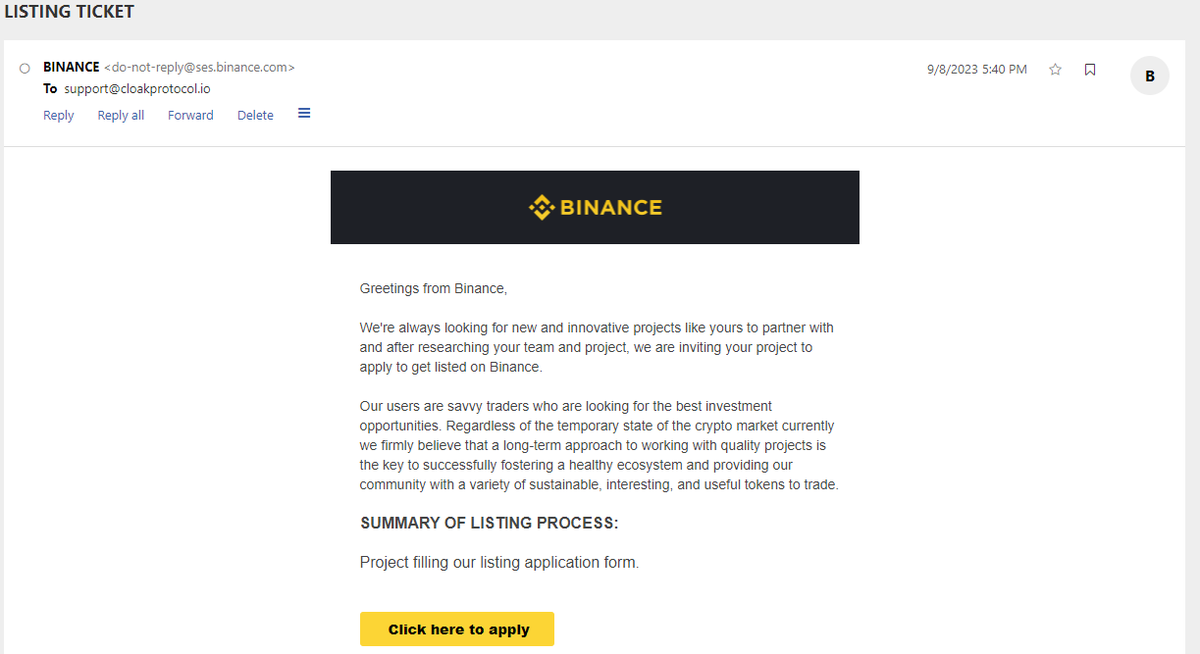fyhhjjuz's tweet photo. π₯π BREAKING: #CloakProtocol is on the radar of the global giant, @binance ! π They've invited us to begin the listing process. Our mission? Real-world use cases & a vibrant community. This is just the beginning! π #BinanceBound ππ https://t.co/giAKANOetR