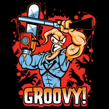 DyerbolicalDB's tweet photo. Name this Groovy dude.

(BY Harebrained)
#EvilDead #gaming https://t.co/Z1zGwYQqrA