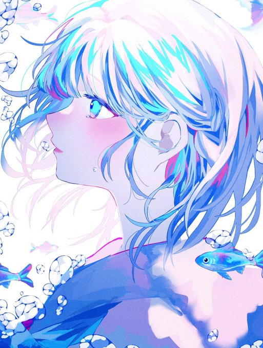 「blue eyes goldfish」 illustration images(Latest)