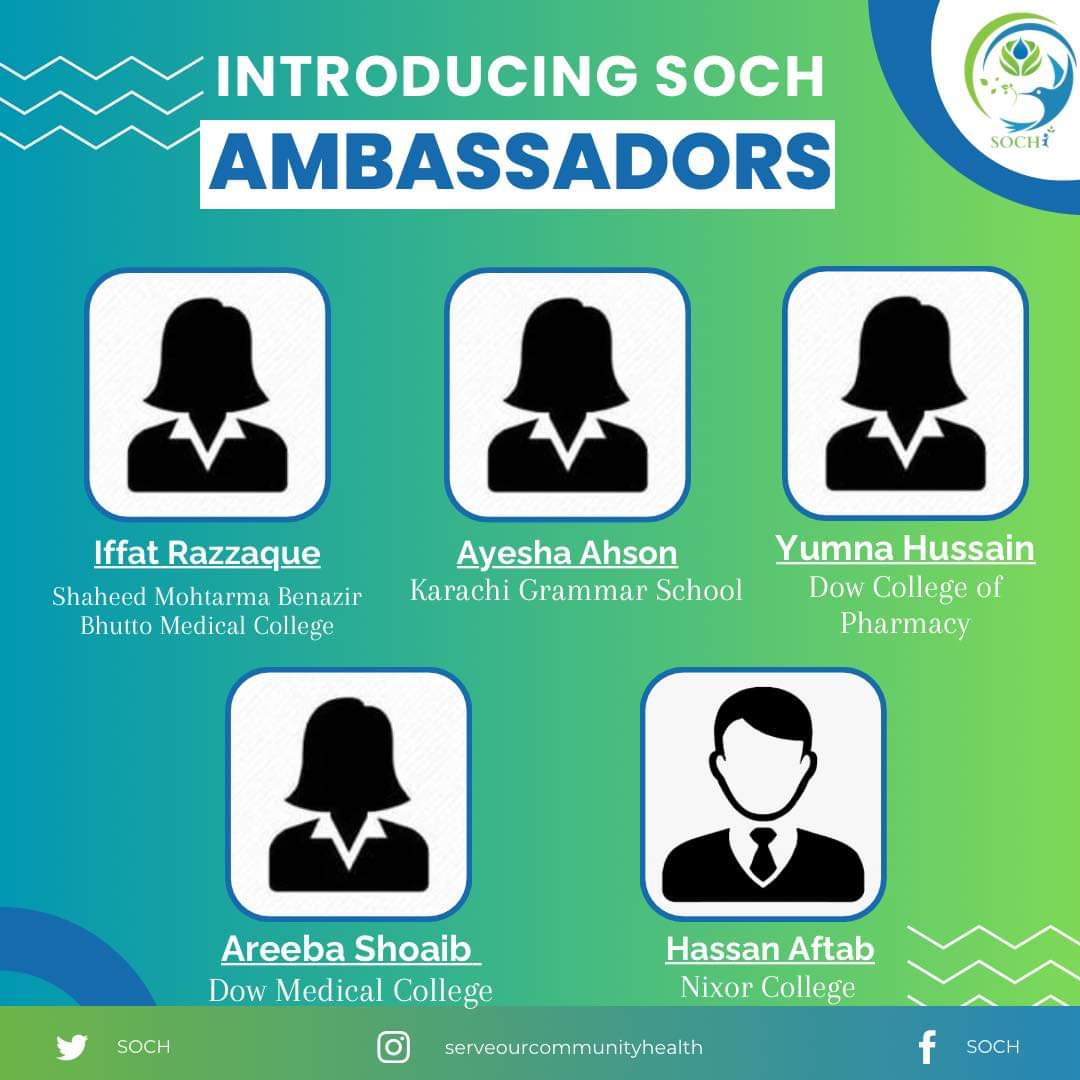 Continuing our presentation of SOCH’s newest superheros: our highly talented Ambassadors!

 We congratulate all our ambassadors for being selected through the highly competitive process, and we can’t wait to see all that they do for their community! 🌟
 #soch #socialwork