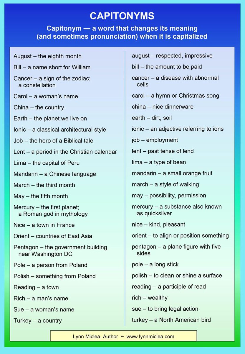 What a fascinating list!