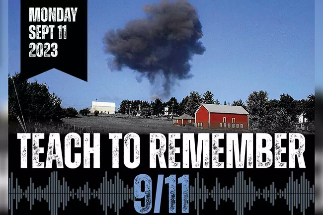 mrswachs's tweet photo. Participate in the 911 National Day of Learning live streamed from @Flight93NPS in the Media Center. Moment of Remembrance begins @9:50. #teach2remember #nationaldayoflearnong #heartbreak&amp;hope Learn more https://t.co/GDgvTqz78N https://t.co/3ikoJYzjy9