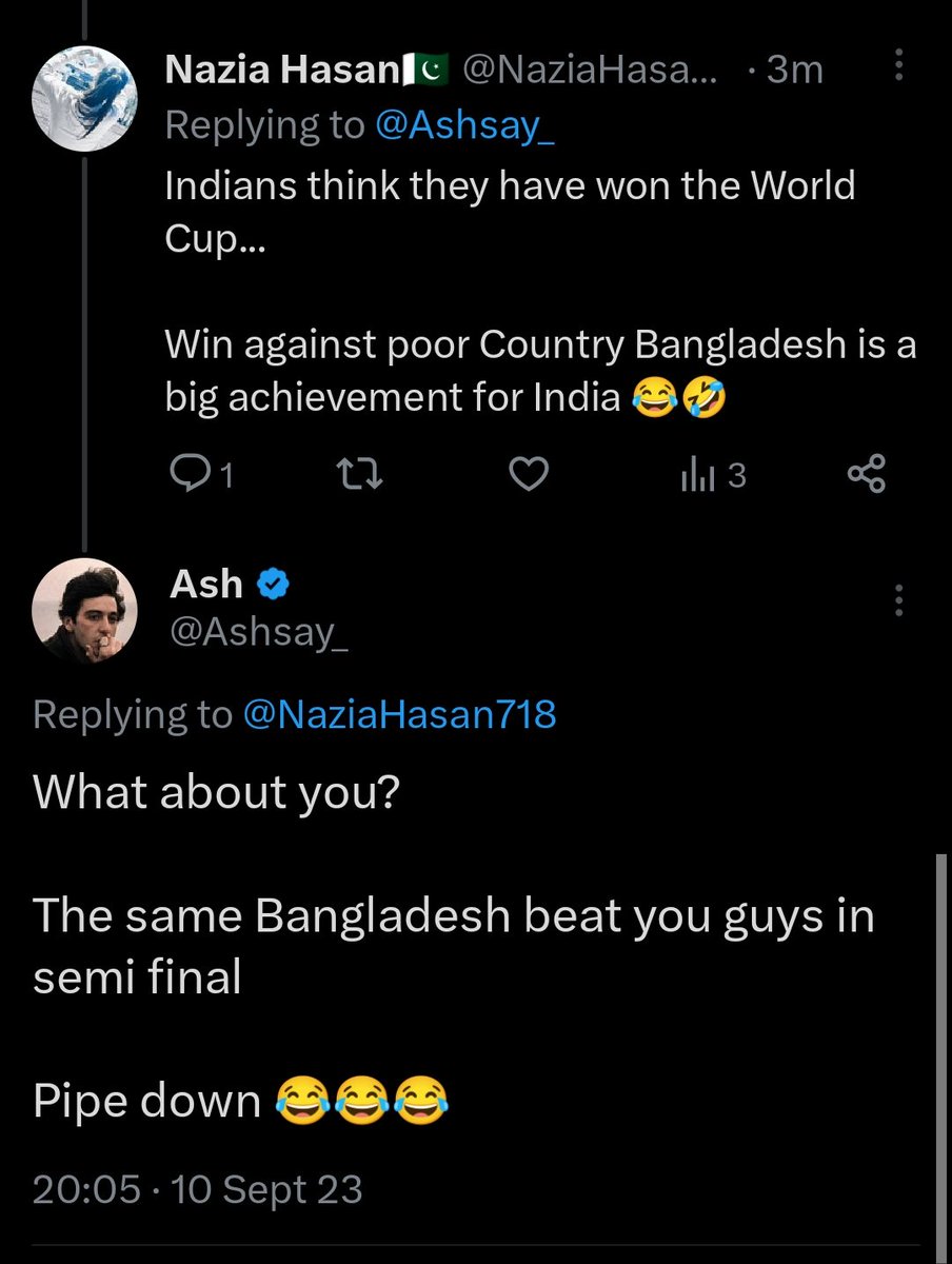 Education level in Pakistan 

I can't even laugh at this 

#INDvsPAK #PAKvIND 
#INDBAN ⚔️ #U16SAFF2023 🏆 #BlueColts 🐯 #IndianFootball ⚽