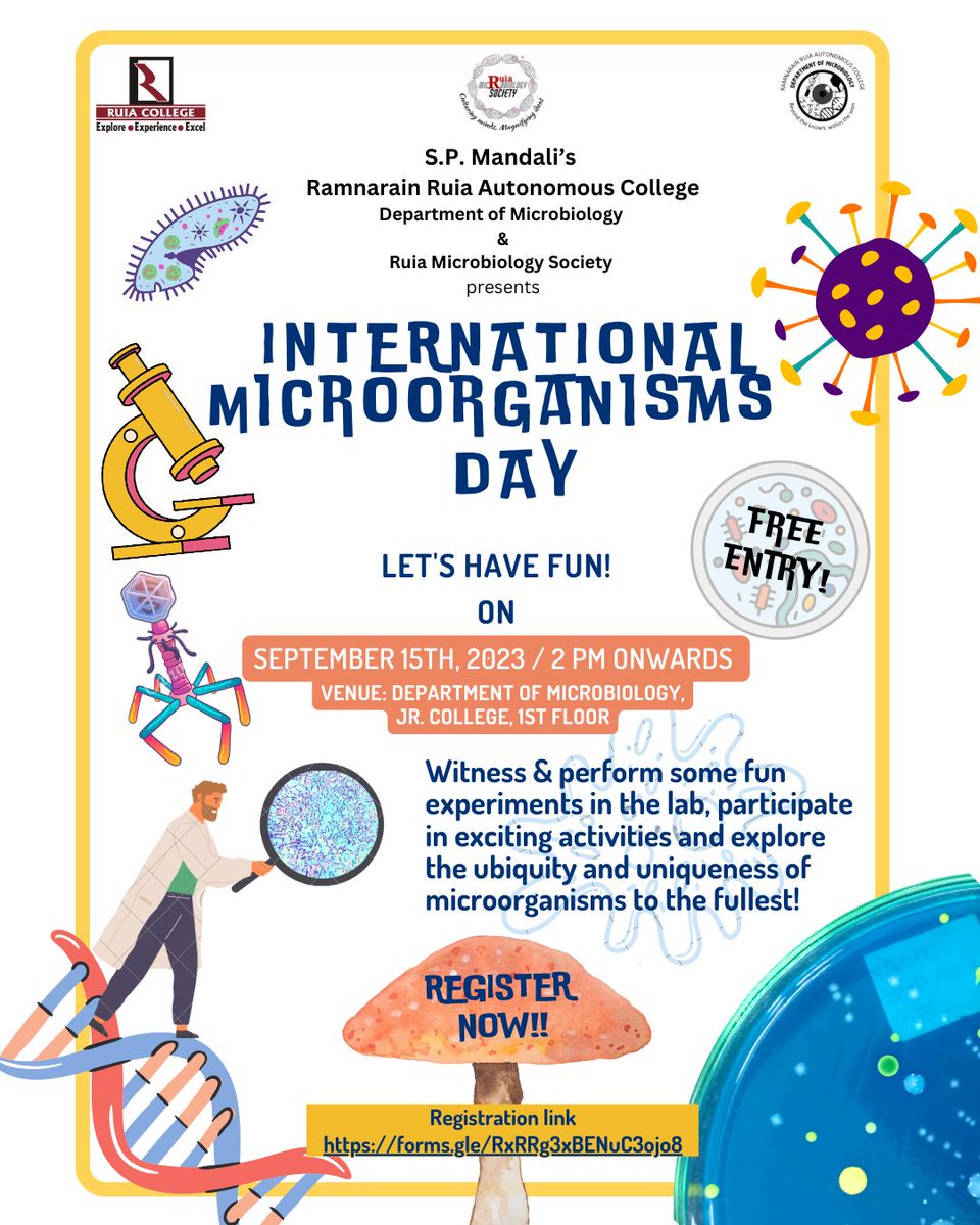 These microscopic organisms, often unseen but omnipresent, are our unsung heroes. From breaking down waste to creating life-saving medications, they play a crucial role in our lives. This day is all about acknowledging their importance and the fascinating science behind them.🧫👩‍🔬