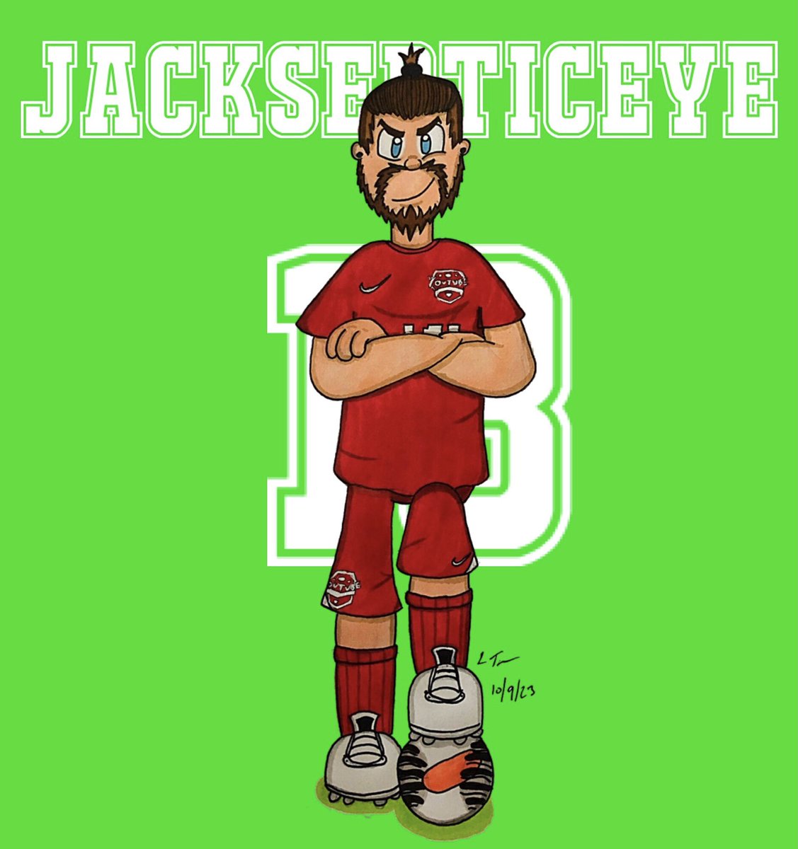 Our marvellous defender, no.13: @Jacksepticeye! #SidemenCharityMatch #Jacksepticeye