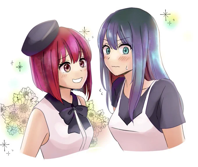 推しの子読んだらあかかな爆発してて非常に良かった喧嘩してたら途中で照れちゃったあかねちゃん 