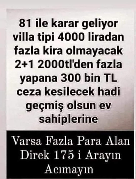 Rabbim firsatcilara fırsat vermesin Paylaşalım arkadaşlar..