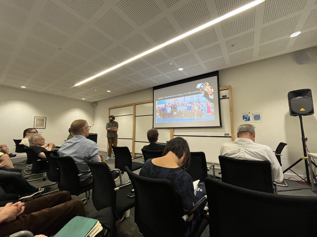 cpassosf's tweet photo. It was a pleasure to speak about infant consciousness at the Models of Consciousness conference #MoC4 at @OxUniMaths. There were great talks by @BlumLenore @JohannesKleiner Maja Spener and many others. A big thanks to organizers Jonathan Mason @quantummoxie @wawiese https://t.co/NJRtfMz74G
