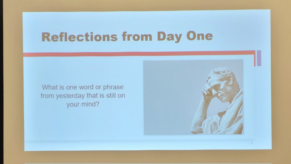 montra_rogers's tweet image. Reflection: What is one word or phrase that describes what is still on your mind from Day One? @SocialStudiesSS

#Partnerships #Module3 #PartnerWithAPurpose #HardWorkButGoodWork
