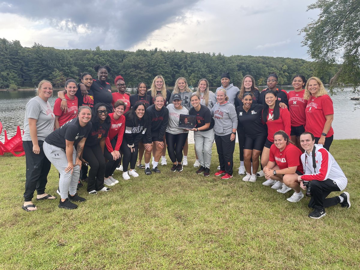 TerpsWBB's tweet photo. Amazing time in a beautiful place for our 2023 Team Retreat ❤️ 🐢 https://t.co/rtcL4Ju32W